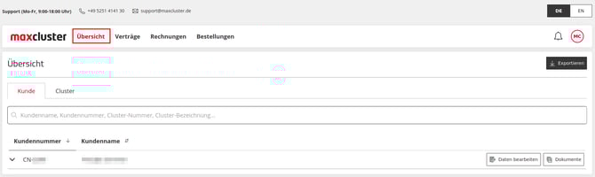 ApplicationCenter-Übersicht