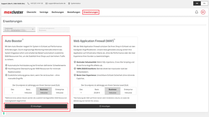 ApplicationCenter-Erweiterungen-AutoBooster-hinzufügen-1
