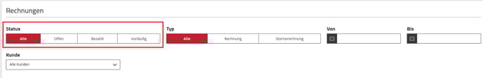 ApplicationCenter-Rechnungen-Status