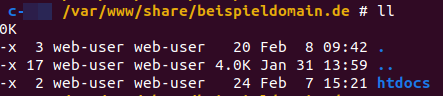 DocumentRoot-SSH-Befehl-ll-datei-vorher