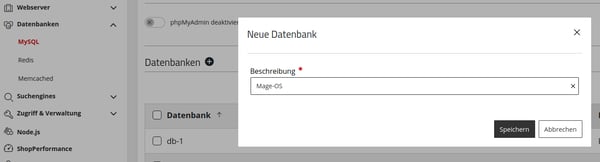 ManagedCenter-Datenbanken-MySQL-Datenbank+-Neue-Datenbank-Mage-OS