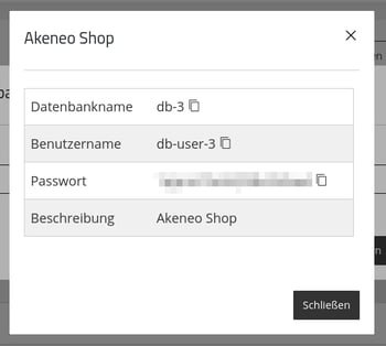 ManagedCenter-Datenbanken-MySQL-Datenbanken+-Neue-Datenbank-Zugangsdaten-(Akeneo)