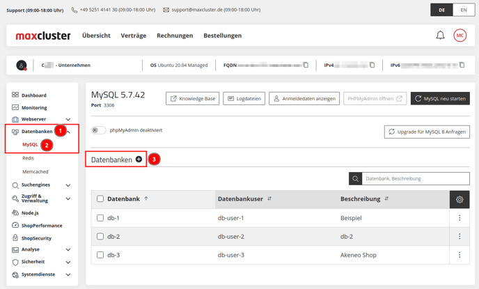 ManagedCenter-Datenbanken-MySQL-Datenbanken+