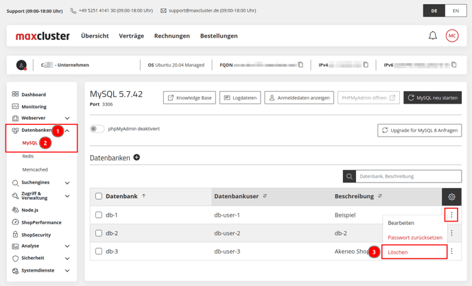 ManagedCenter-Datenbanken-MySQL-Menü-(Datenbank)-Löschen