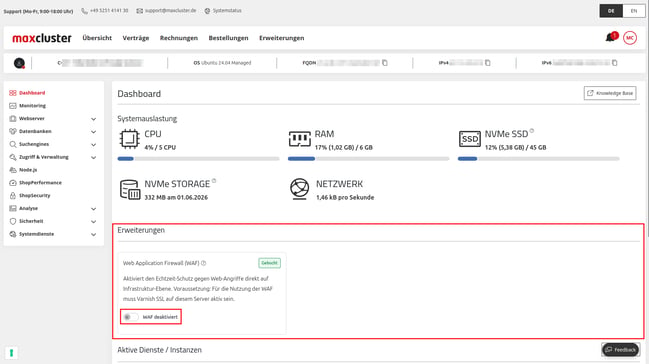 ManagedCenter-Erweiterungen-WAF-aktivieren-1