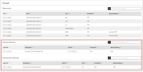 ManagedCenter-Sicherheit-Firewall-VertrauteAdressen-vertrautePort-Adressen