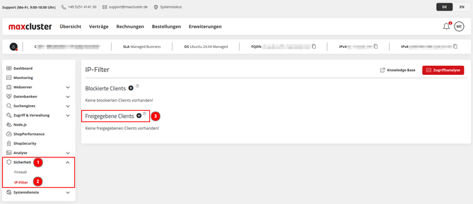 ManagedCenter-Sicherheit-IP-Filter-Freigegebene-Clients+