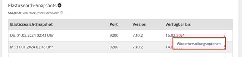 ManagedCenter-Systemdienste-Backups-Elasticsearch-Snapshots-Wiederherstellungsoptionen