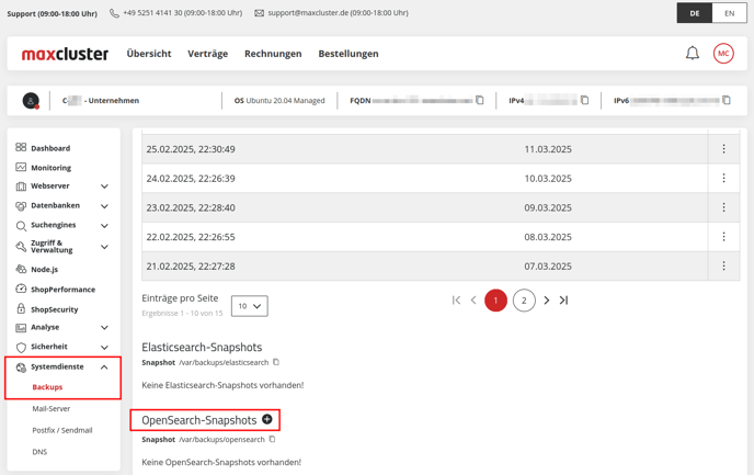 ManagedCenter-Systemdienste-Backups-OpenSearch-Snapshots+