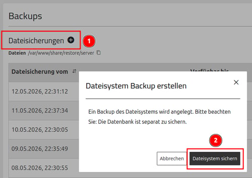 ManagedCenter-Systemdienste-Backups-Zusätzliches-Backup-Dateisicherung