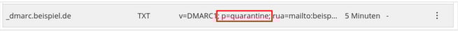 ManagedCenter-Systemdienste-DNS-Neuer-record-DMARC-p=quarantine