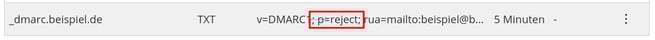 ManagedCenter-Systemdienste-DNS-Neuer-record-DMARC-p=reject