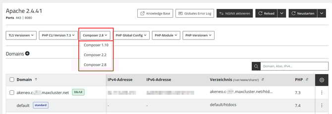 ManagedCenter-Webserver-Apache-Composer-Version-(akeneo)