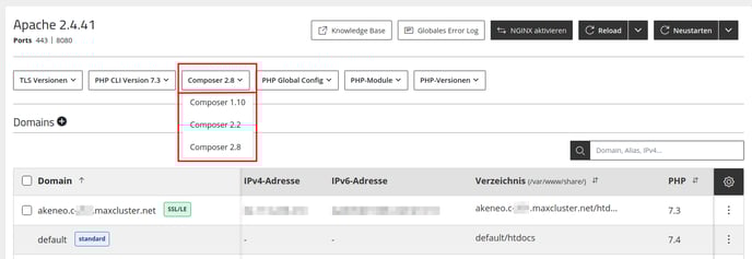 ManagedCenter-Webserver-Apache-Composer-Version-(akeneo)