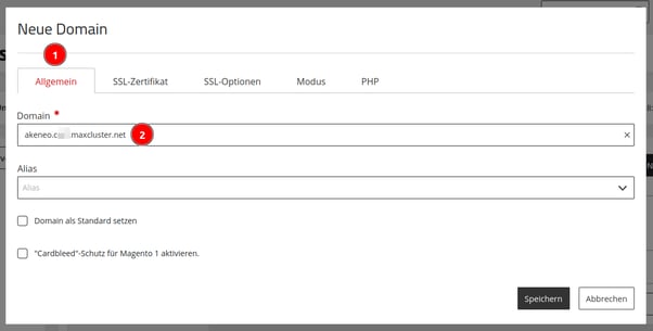 ManagedCenter-Webserver-Apache-Domain+-Neue-Domain-Tab-Allgemein-(Akeneo)