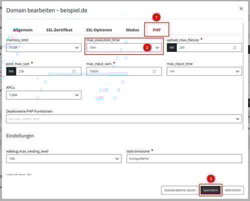 ManagedCenter-Webserver-Apache-Domain-Menü-Bearbeiten-Domain-bearbeiten-PHP-max_execution_time