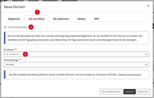 ManagedCenter-Webserver-Apache-Domains+-Neue-Domain-Tab-SSL-Zertifikat