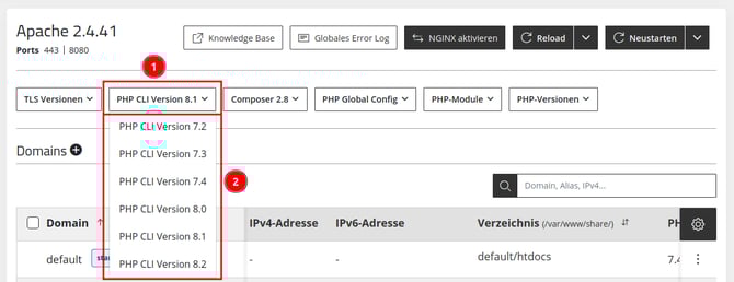 ManagedCenter-Webserver-Apache-PHP-CLI-Version