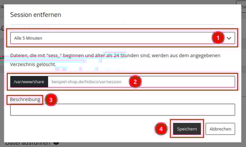 ManagedCenter-Zugriff&Verwaltung-Cronjobs-Session-entfernen+-Einstellungen
