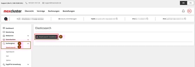 ManegedCenter-Suchengines-Elasticsearch-installieren