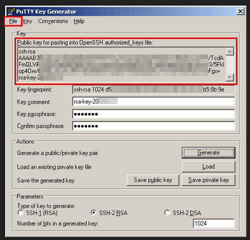 SSH-Key-PuTTy-Key-Generator (neu)