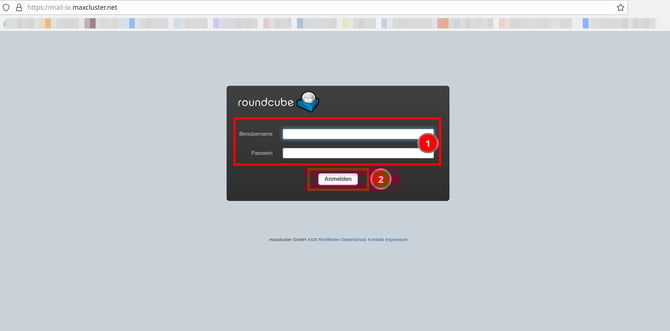 Webmail-Roundcube-Login