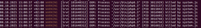 ManagedCenter-OOM-Logdatei-perSSH