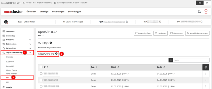 ManagedCenter-Zugriff&Verwaltung-SSH-Allow-Deny-IPs+