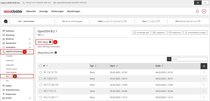 ManagedCenter-Zugriff&Verwaltung-SSH-SSH-keys+